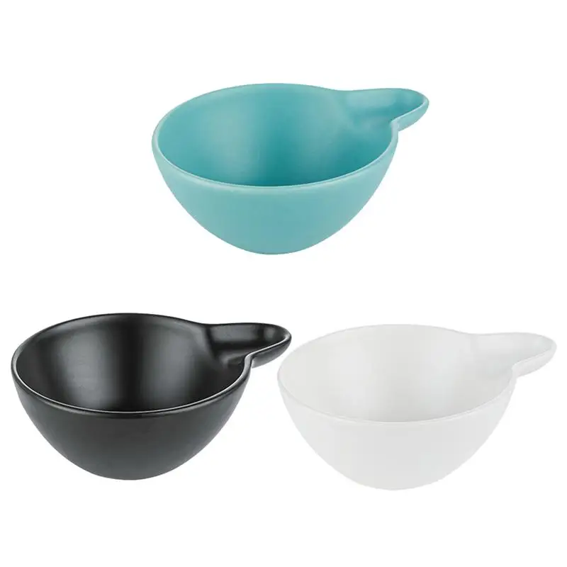 3 шт. керамическая тарелка с эргономичной ручкой креативные практичные миски для