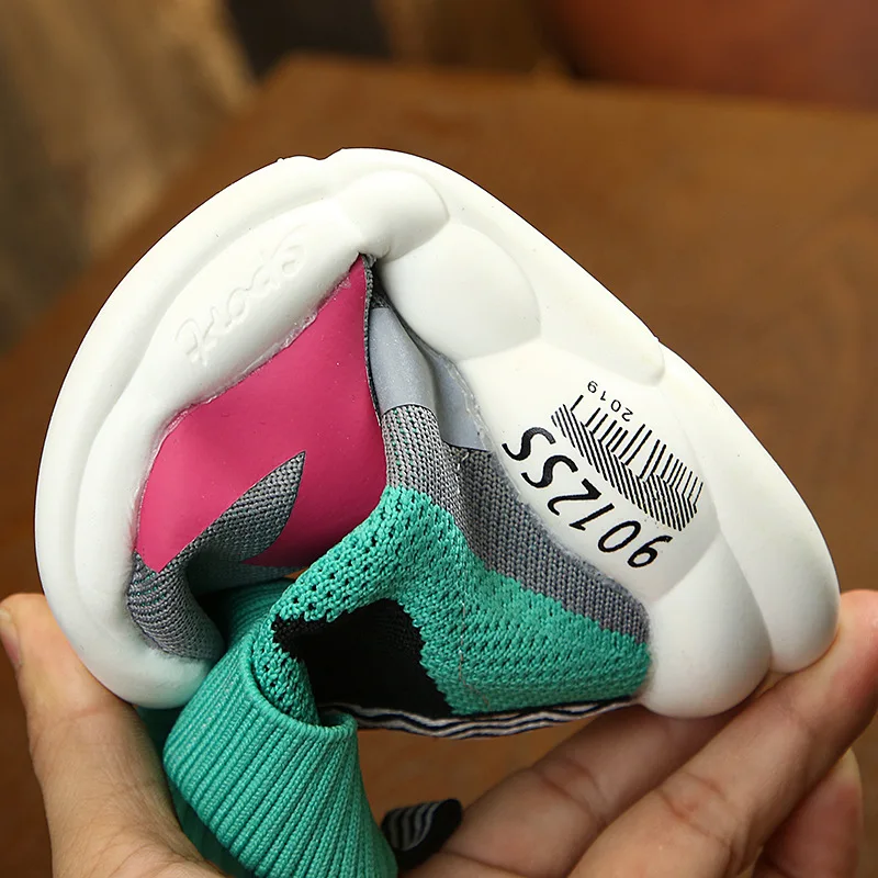 Детская обувь для мальчиков сезон весна-осень Детские кроссовки высокие носки