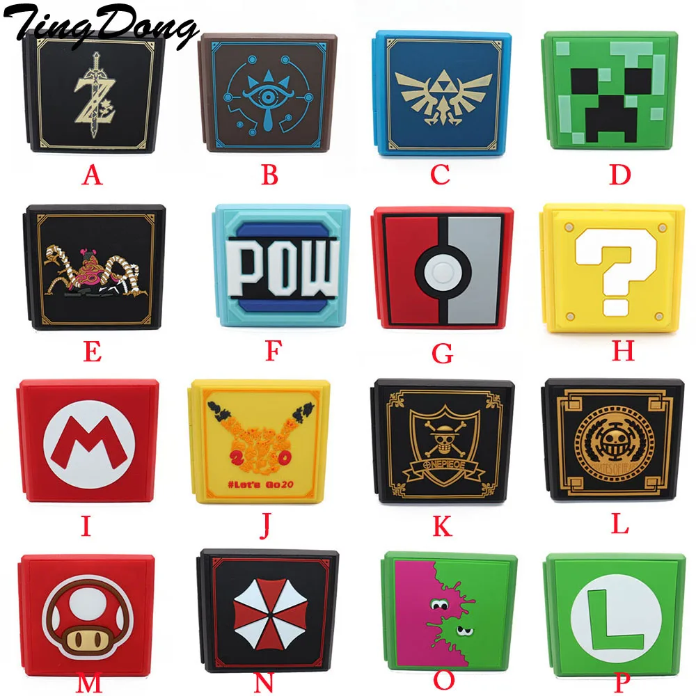 5 шт. коробка с игровыми картами портативный чехол переключателем для kingd