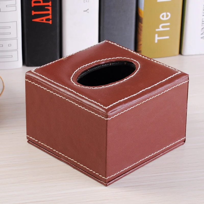 

Napkins Holder Case Home Decoration Square Paper Facial Tissue Box Covers Holder Case for Bathroom Countertops