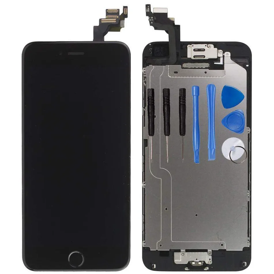 Полный ЖК дисплей в сборе для iPhone 6 Plus замена экрана дигитайзера 5 ''с кнопкой
