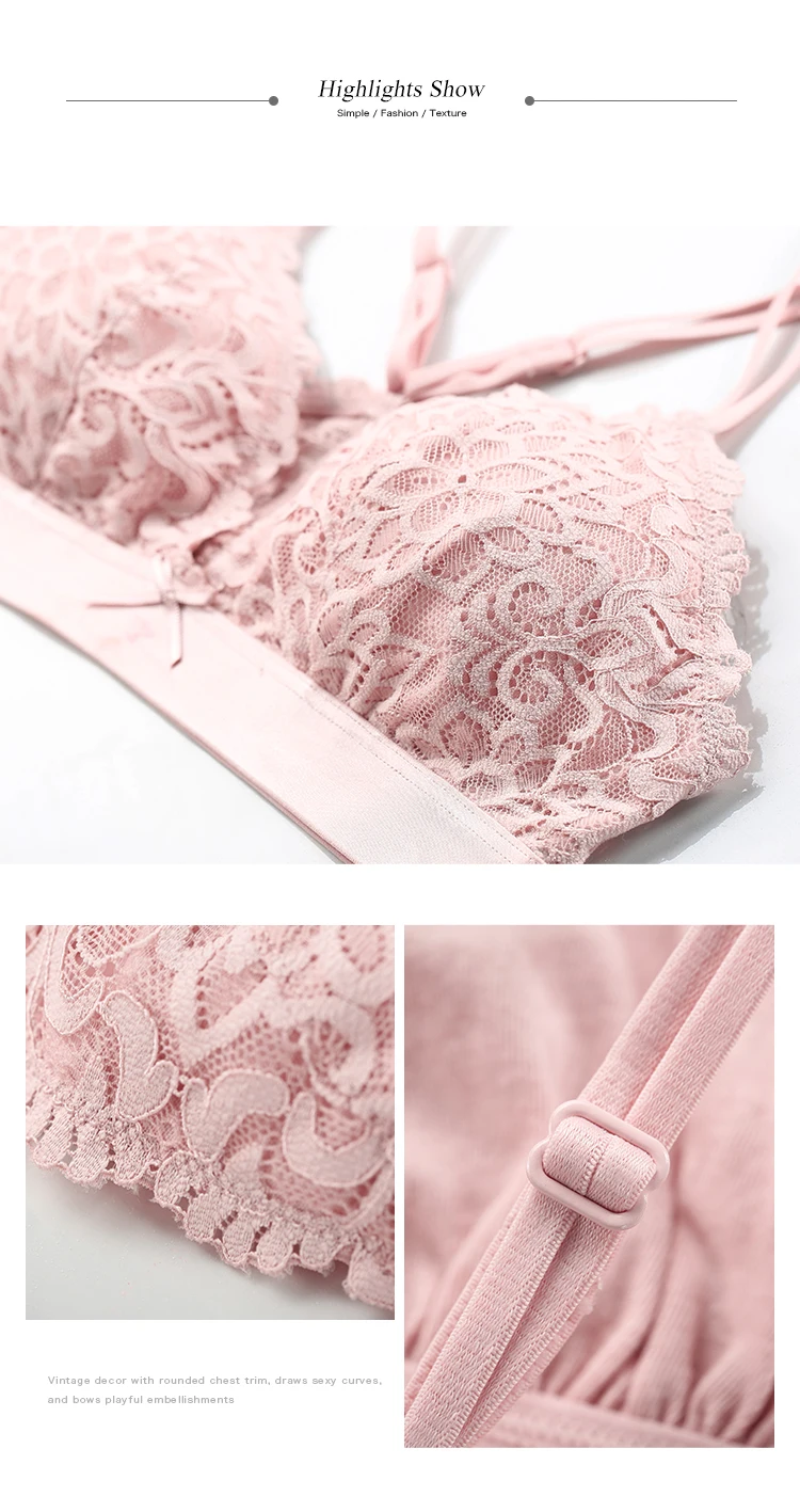 LILYMODA, новинка, женский сексуальный бюстгальтер без косточек, кружевной, ультра тонкий, треугольная чашка, бюстгальтер, комплект нижнего белья, женское красивое нижнее белье, черный цвет