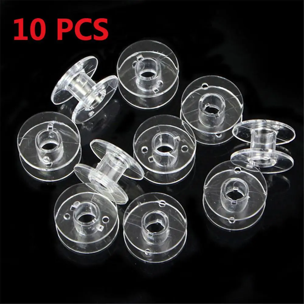 

10pcs Clear Sewing Machine Bobbins Spools Empty Bobbins Spools For Thread String Hand Craft Tools Home Sewing Accessories Tools