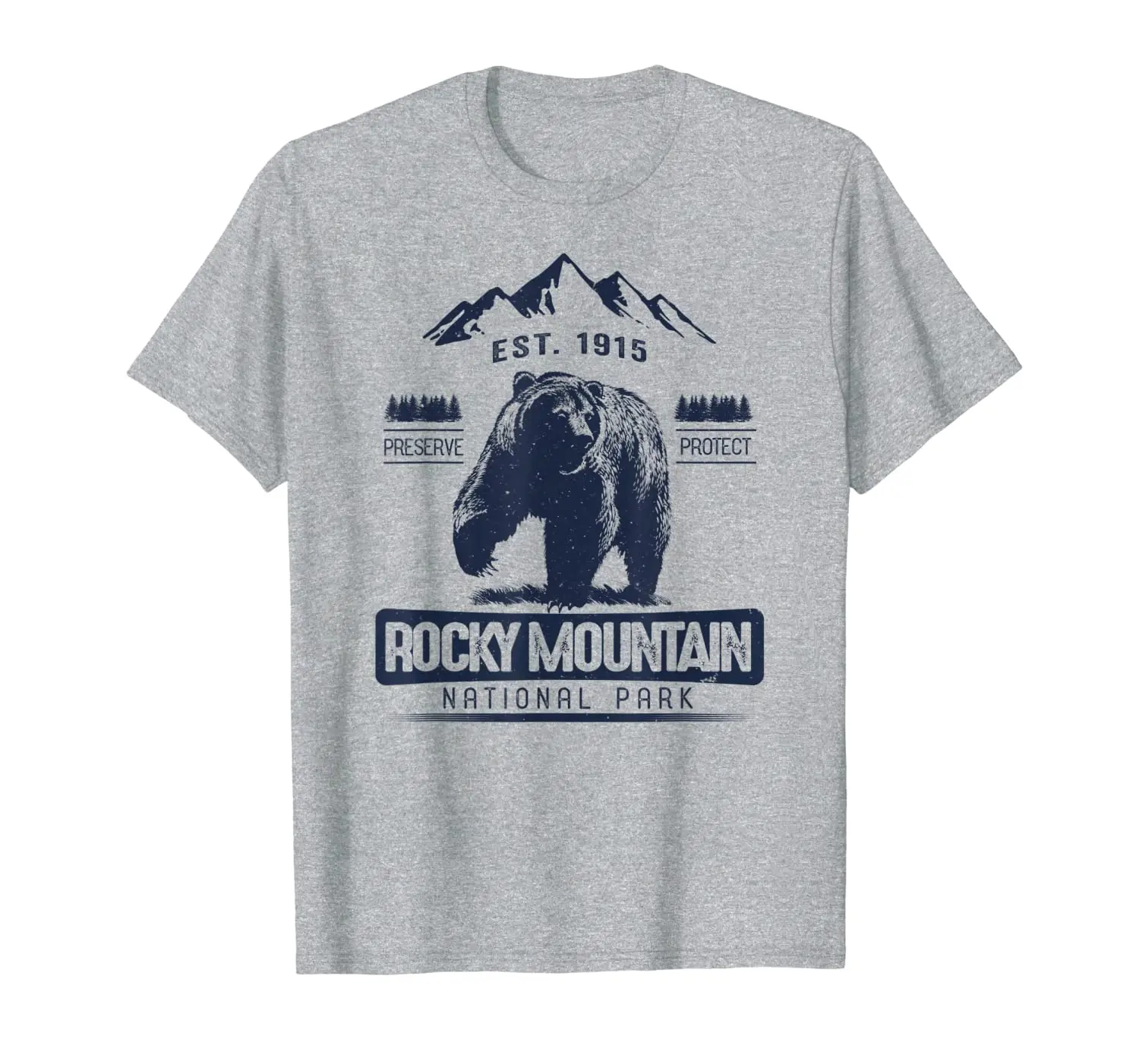 

Vintage Bear Rocky Mountain National Park T Shirt