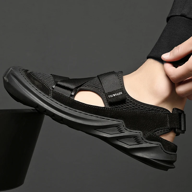 

Sandalias De Verano Para Hombre Sandals Men Leather Summer Shoes Beach For 2020 Sandalia Masculina Couro Rasteira Mens Outdoor