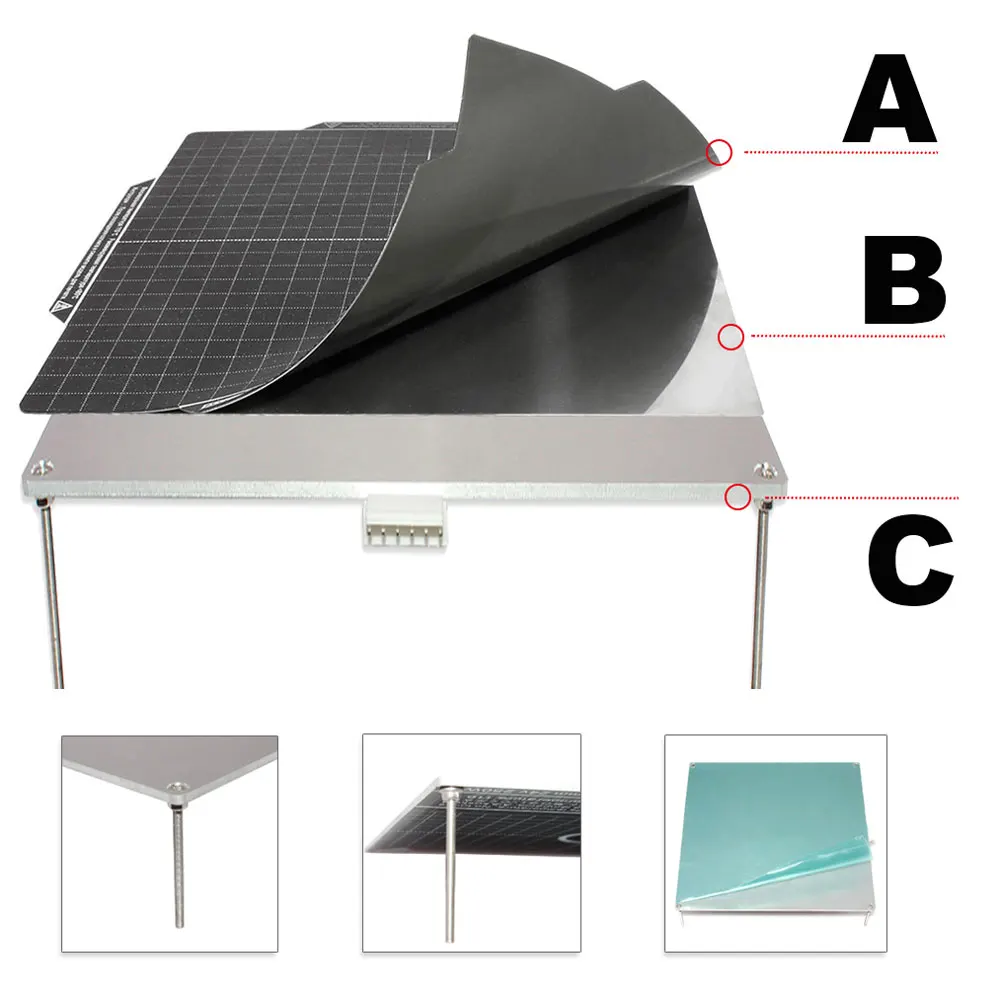 Обновленный Магнитный стальной лист база мягкая магнитная поверхность пластина