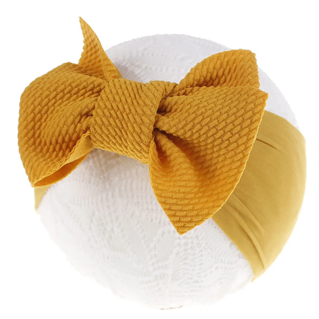 1 шт. новинка 2020 года повязка на голову с бантом для маленьких девочек головной