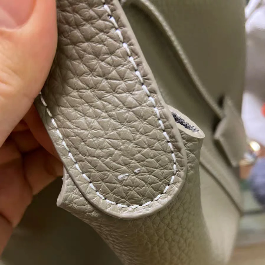 

Genuine leather bucket bag lychee layer suede leather simple handbag classic shopping bag