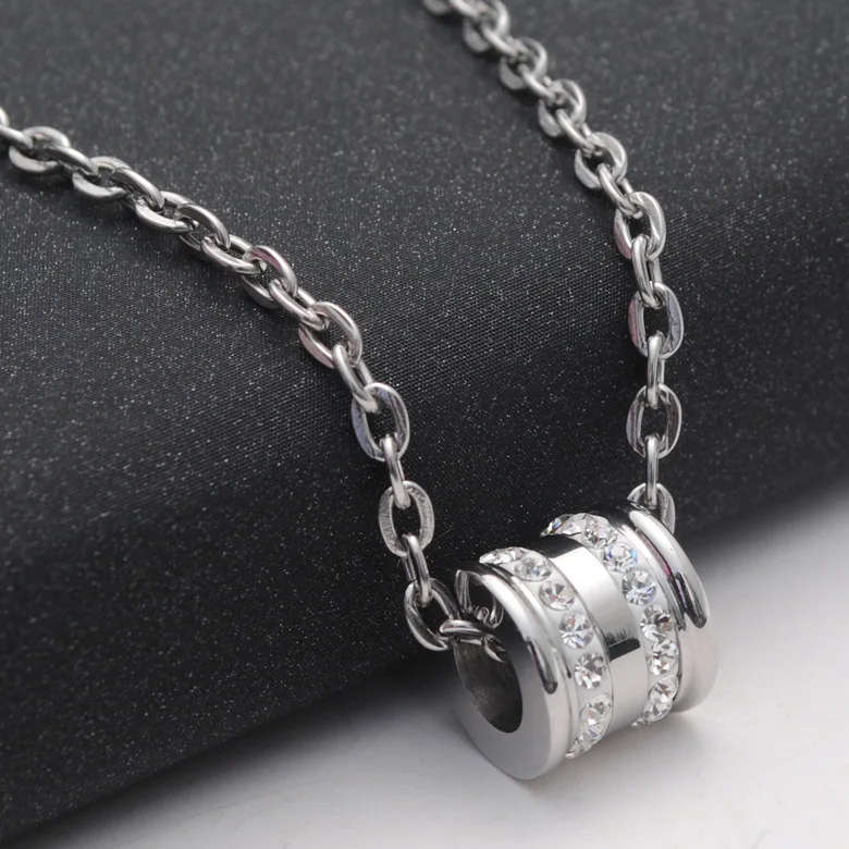 Ожерелье из нержавеющей стали титановая сталь ожерелье с подвеской маленькие