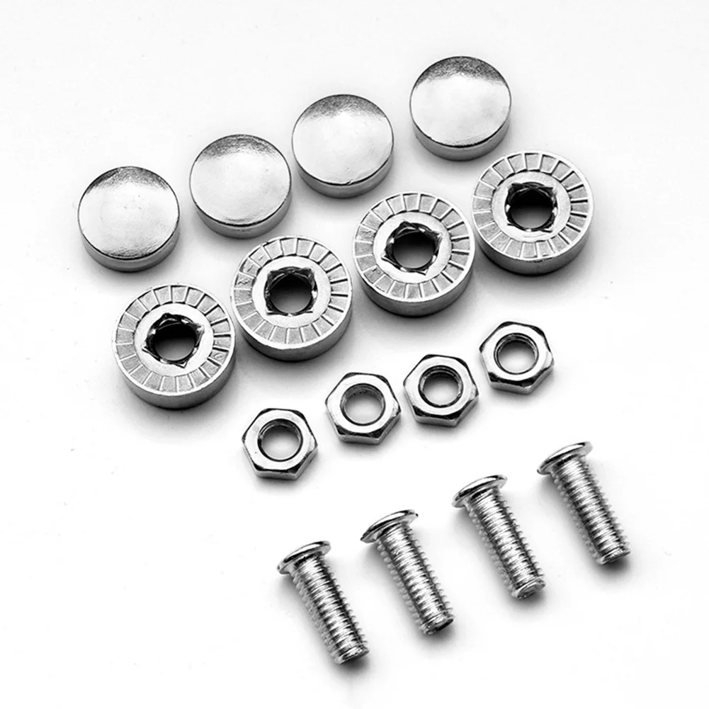 

Anti-Theft License Plate Screw Rust-proof Zinc Aloy Bolts Frame Screws M6 Fasteners Hardware with Bolts Nuts Caps