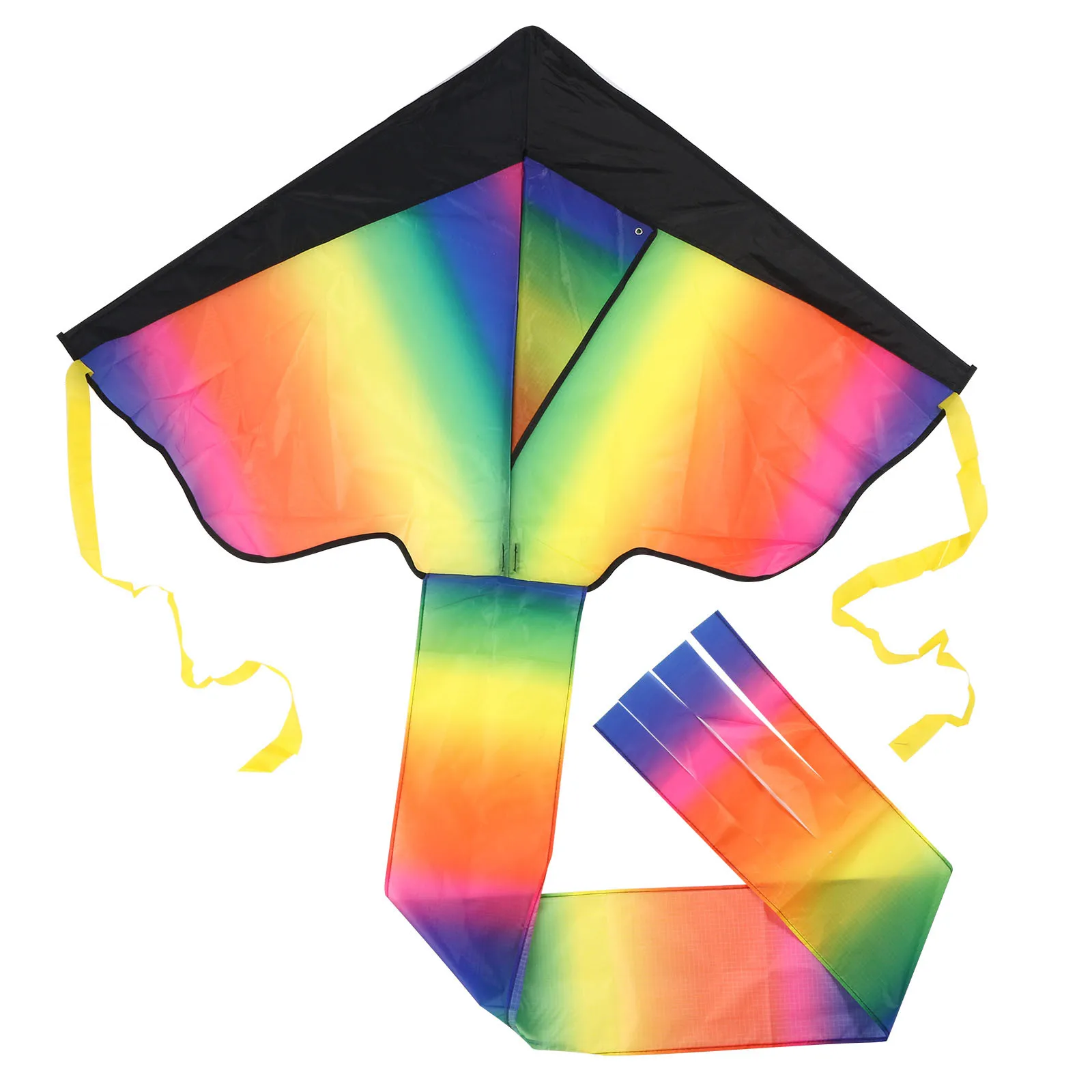 Большой красочный Радужный змей с длинным шлейфом для девочек уличные Детские