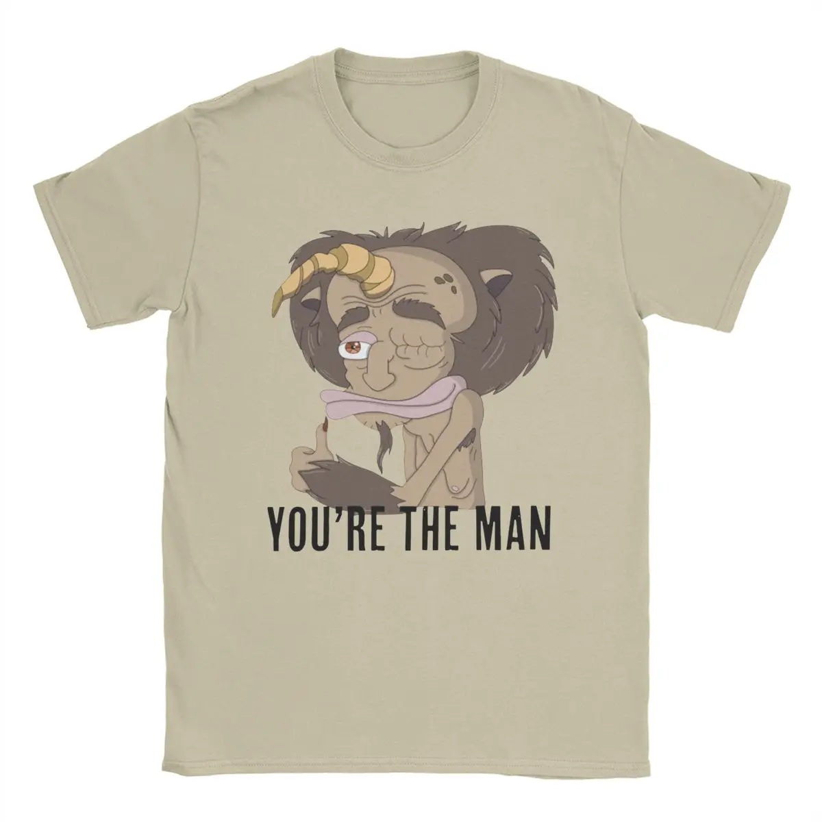 

Мужские и женские футболки с изображением героев мультфильма «Рик ты человек», одежда из чистого хлопка с изображением монстра с большим го...