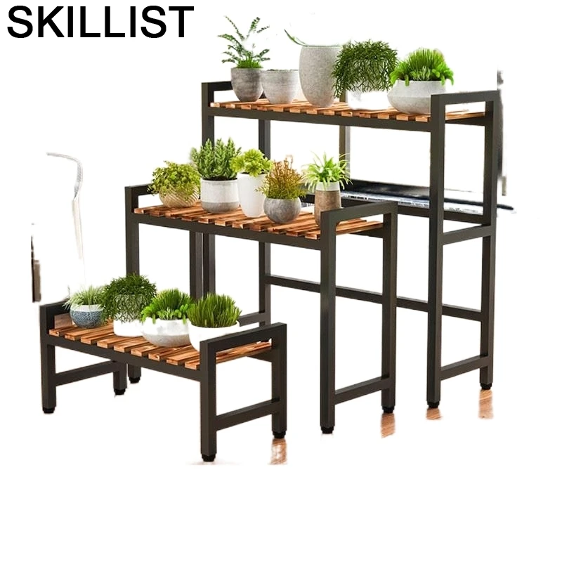 

Pot Plantas Escalera Decorativa Madera Estanteria Para Macetas Varanda Outdoor Stand Balcony Dekoration Flower Plant Shelf