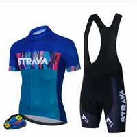 cycling jersey bib shorts tops set 20d gel pad strava various cycling jersey suits bicycle short sleeved cycling jersey naillot