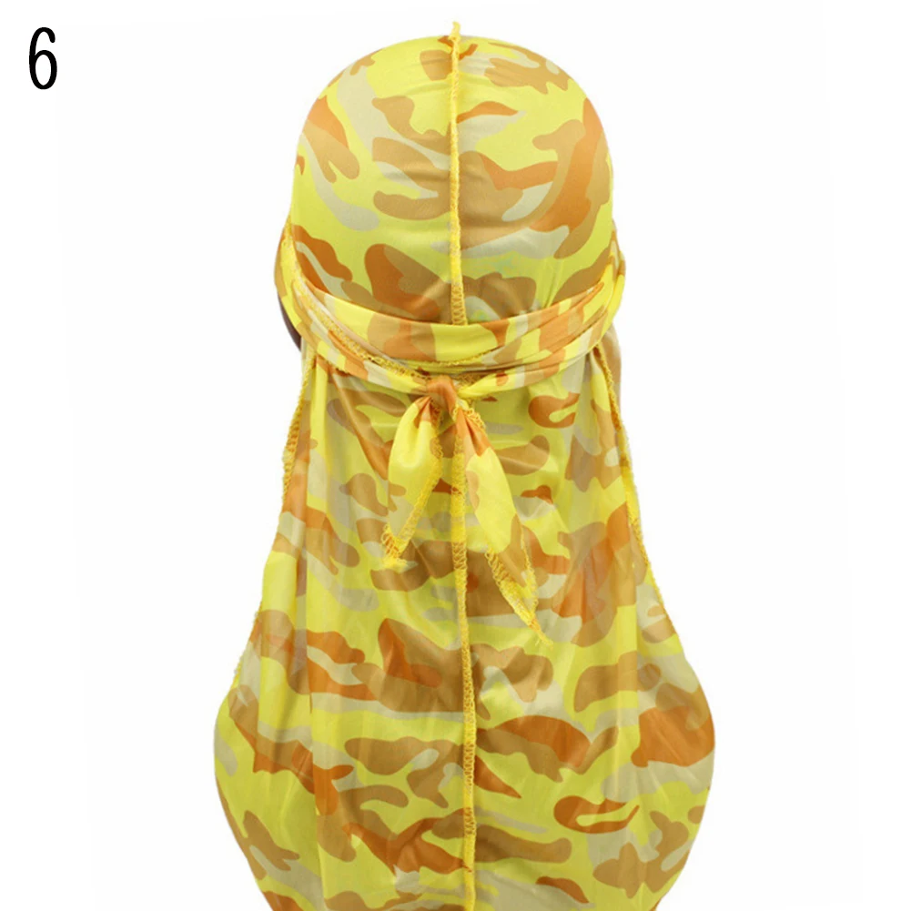 Пиратские шляпы Durags камуфляжные аксессуары для волос мужчин и женщин банданы в