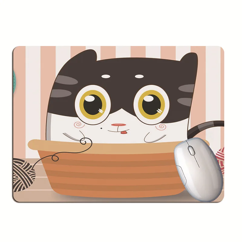 

Cute cartoon animal hand-painted watercolor mouse pad desk Internet cafe keyboard mouse pad