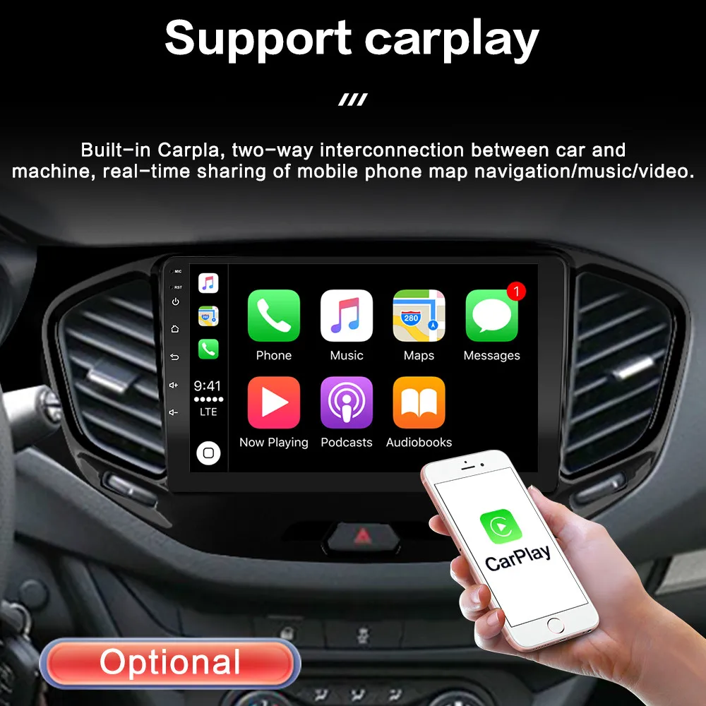 DSP 4 G Android 10 автомобильная навигация Радио Мультимедийный видеоплеер для LADA Vesta 2015