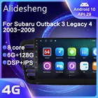 Для Subaru Outback 3 Legacy 4 2003 2004 2005 2006 2007 2008 2009 Android 10,0 DSP 8 core автомобильный Радио навигации мультимедийный плеер