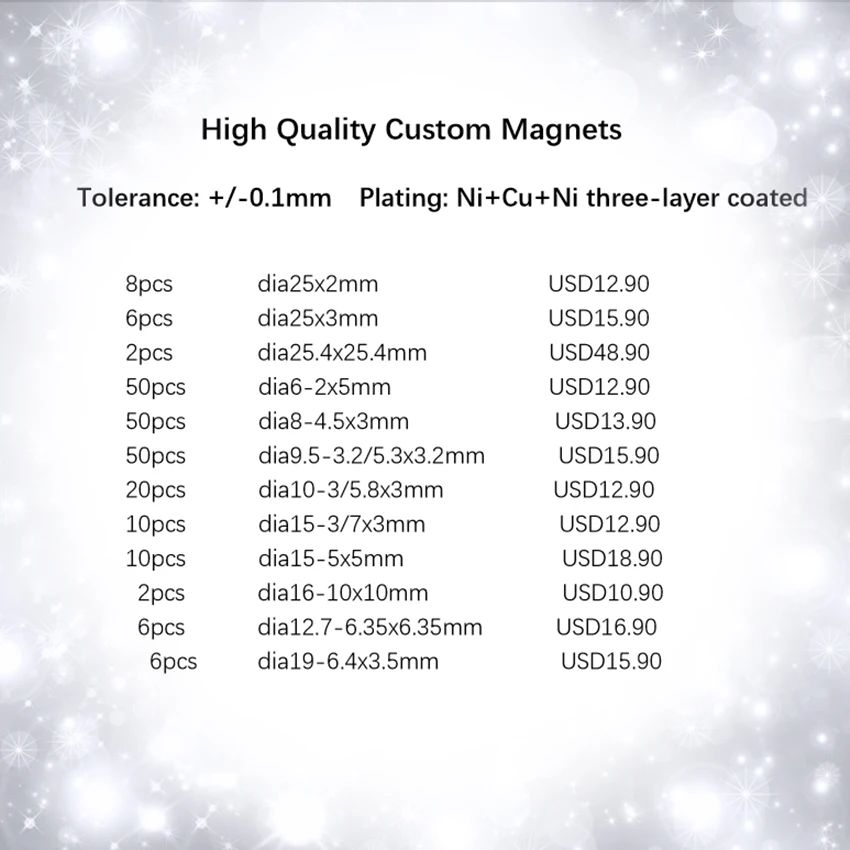 Супер сильный Круглый магнит магнитное кольцо индивидуальные неодимовые железа