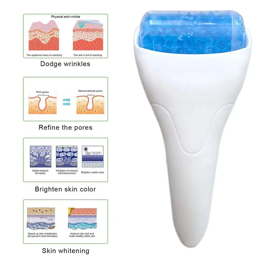 Роликовый массажер для лица крутой ледяной Массажер лифтинга кожи массаж