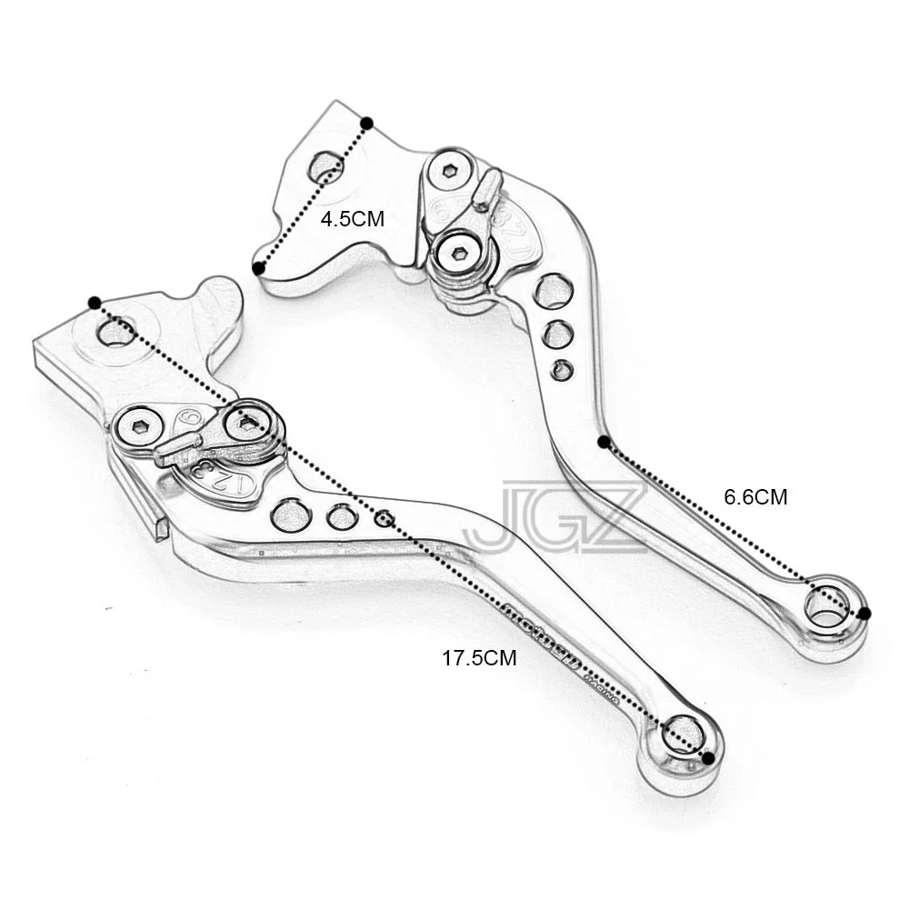 

Motorcycle CNC Aluminum Adjustable Handlebar Short Brake Clutch Levers for Malaguti f12 f15 1996 - 2012 2013 2014 Accessories