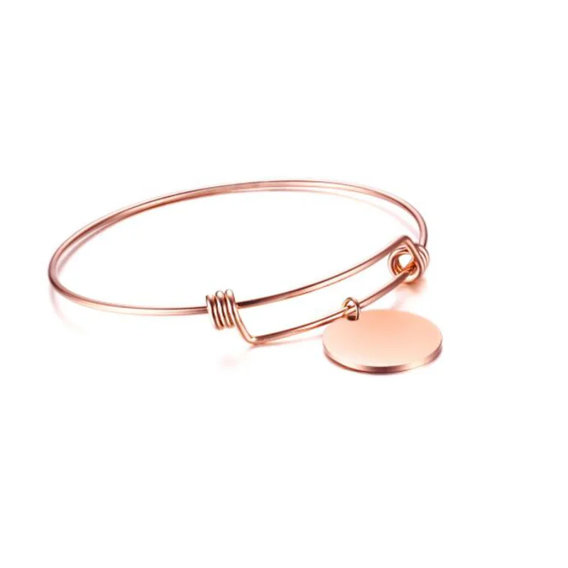 

Новый список простой стиль дамы 20 мм из нержавеющей стали маленькая круглая карта Регулируемый Браслет Золотой Серебряный дамы дикие ювелирные изделия