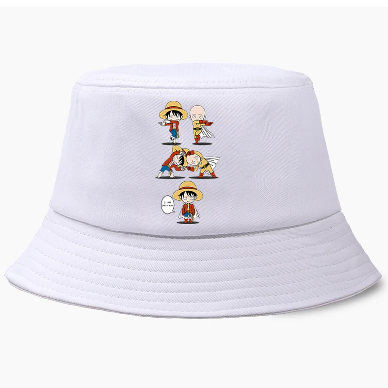 Смешная цельная Летняя мужская Панама Luffy One Punch Man Fusion женские панамские шляпы