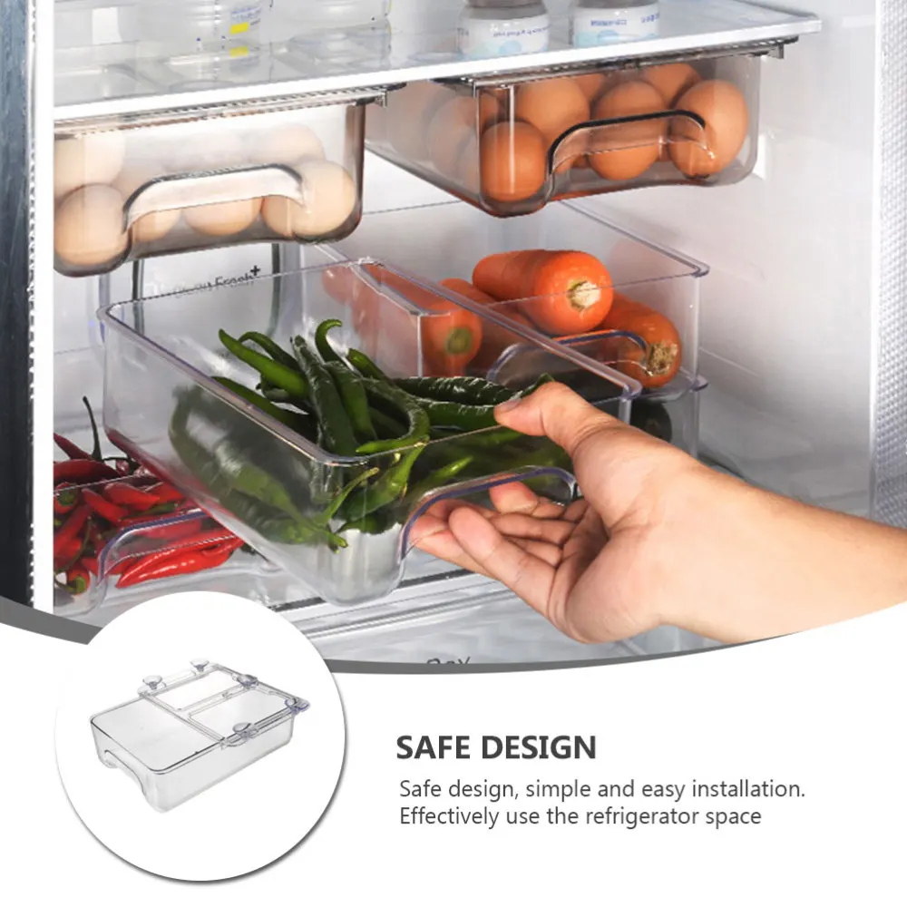 

1Pc Drawer-Type Egg Storage Box Egg Storage Case Household Food Container