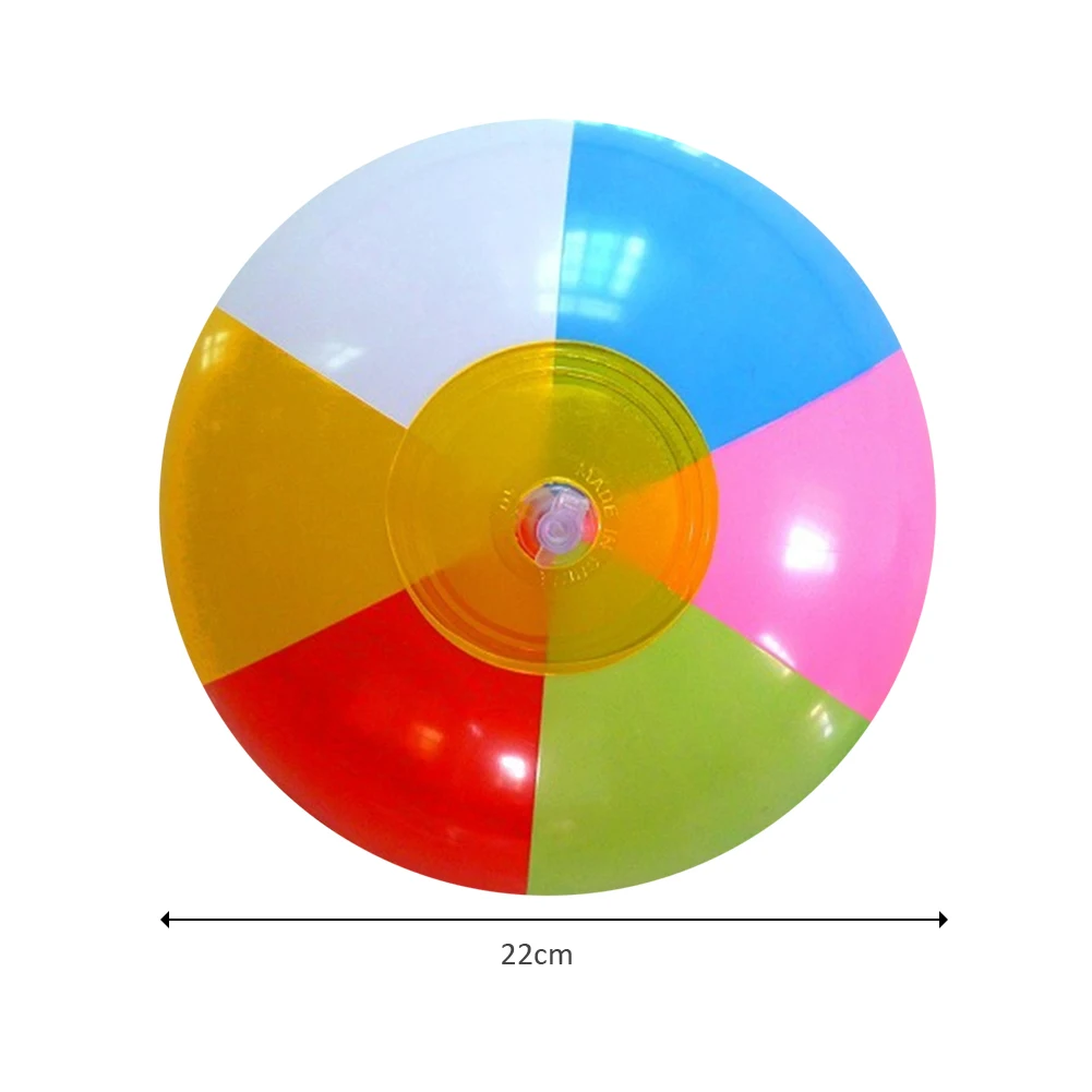 

12pcs Colorful Beach Ball Kids Inflatable Summer Swimming Toy Children Pool Play Toy Outdoor Holiday Party Water Game Sports Toy
