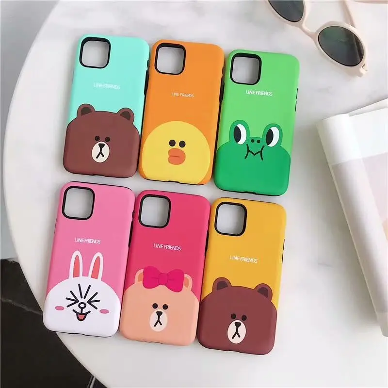 Милый чехол с мультяшным медведем, Кроликом, уткой для iphone 7, 8, 6, 6s PLUS, мягкий силиконовый чехол, задняя крышка для iphone X, XS, MAX, XR, 11 pro, max, Новинка