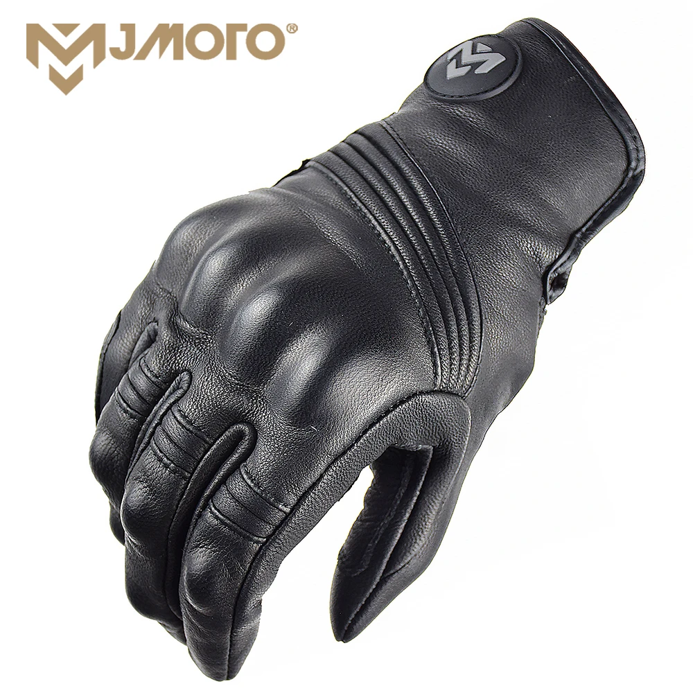 Перчатки мотоциклетные из козьей кожи дышащие водонепроницаемые митенки с
