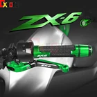 Рычаги тормозной муфты для мотоциклов, руль, наконечники для Kawasaki ZX-6 ZX6 1990 1991 1992 1993 1994 1995 1996 1997 1998