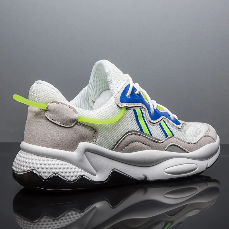 Мужская повседневная обувь зимние кроссовки на массивном каблуке для папы