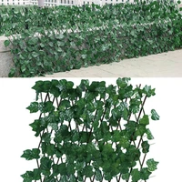 artificial ivy fence garden screening expanding trellis fence privacy screen leaves moisture proof logs and branches