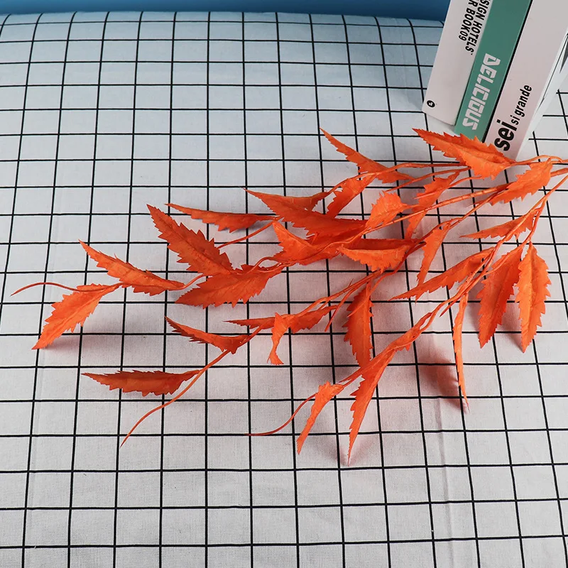 Flone 100 см искусственные цветы высокого класса 4-вилка расческа листья свадьба