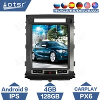 for toyota land cruiser 200 tesla screen android 9 px6 car player lc200 2008 2015 gps navigation carplay 2 din radio 4128g