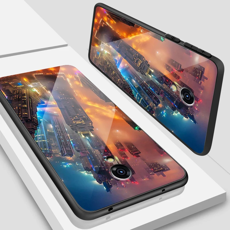 W325 Для iPhone SE 5s 6 6S 7 8 Plus XR XS макс. закаленное стекло чехол антидетонационный задняя чехол для Meizu M5 M8 M6 M9 Note 16th Plus - Цвет: W325