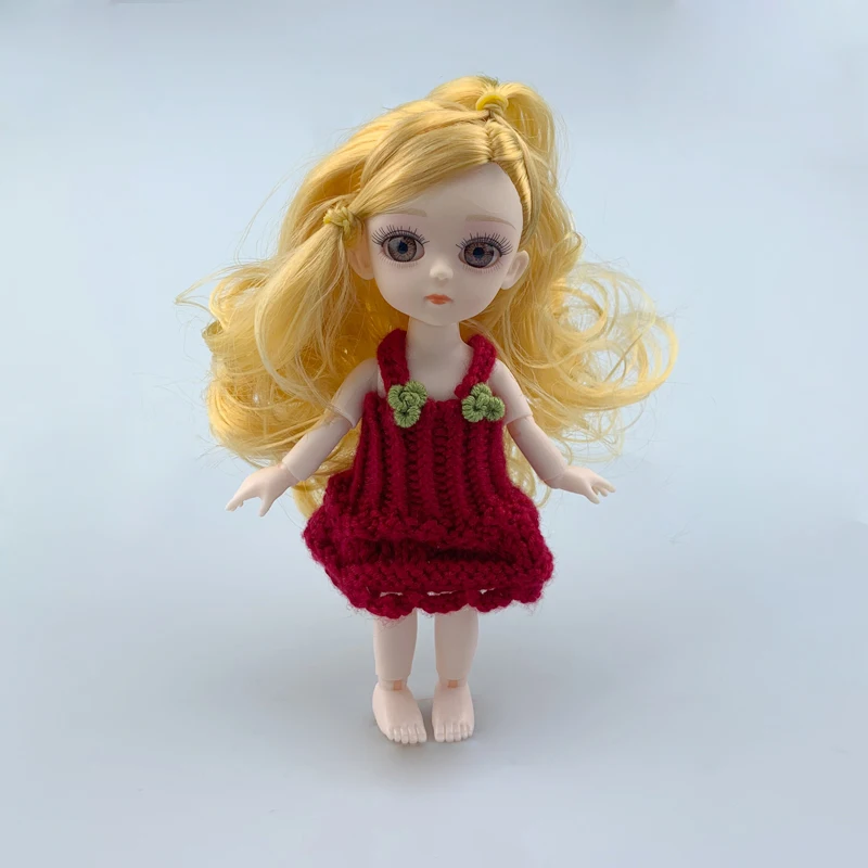 G Кукла ручной работы Bjd, одежда 1/12, оригинальная игрушка для девочек, куклы принцессы, 14 шарниров, прекрасный детский Рождественский подарок, детские игрушки для девочек - Цвет: G