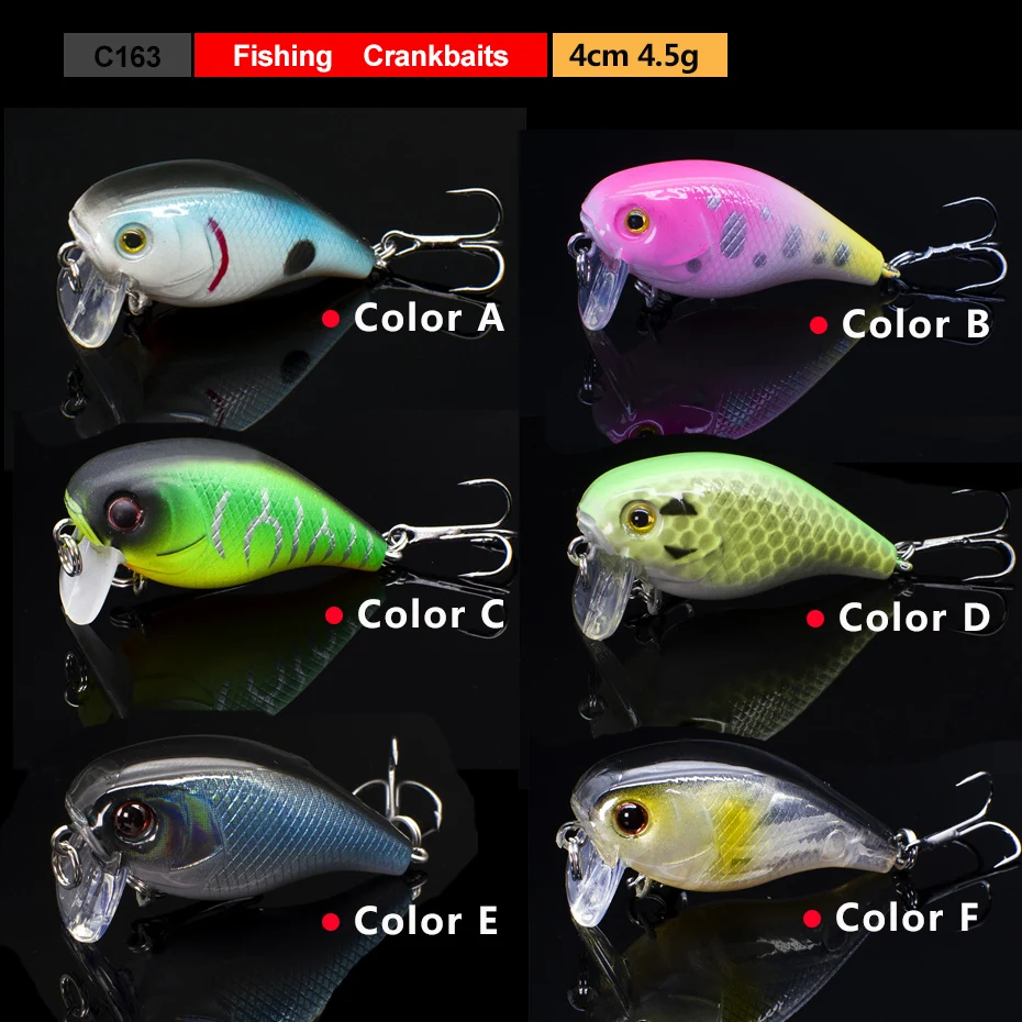 FOVONON  Float  Crankbaits Wobbler Deep Fishing Lure C Crankbait  Jerkbait Bait Perch Pesca Mini Wobblers Fishing Lures