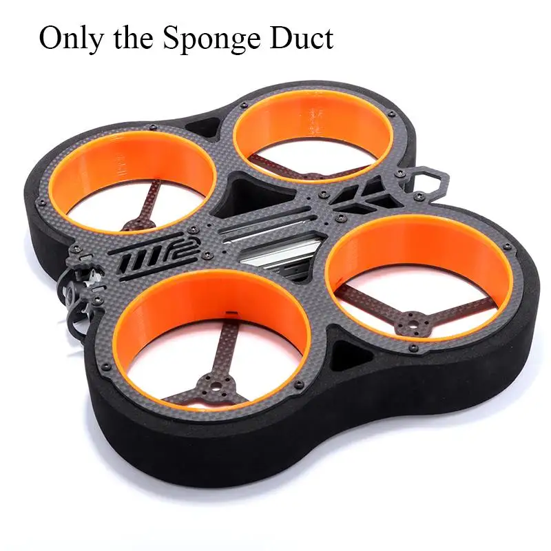 

1 Pair AlfaRC F2 Cineboy Frame Parts Black Sponge Duct for Cinewhoop Whoop FPV Racing Drone RC Quadcopter Spare Parts RC Parts