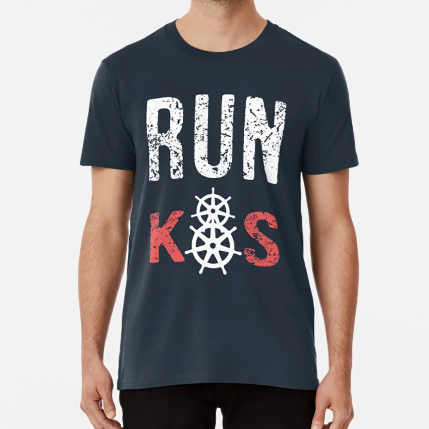 RUN k8s футболка kubernetes docker devops Bluetooth golang coderman linux unix admin|Мужские футболки| |