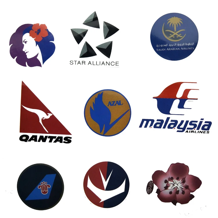 52 шт. логотип авиакомпании высокого качества автомобильный стикер s авиация