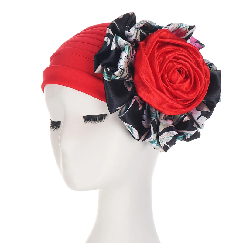 2021 новая разноцветная индийская шапка с принтом двухцветная Шапка-тюрбан