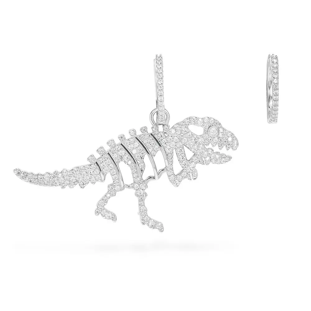 

High Quality New 1: 1 Copy Indian Indian Dinosaur Pops Earrings With Logo Fashionable Women Glamour Jewelry Gift