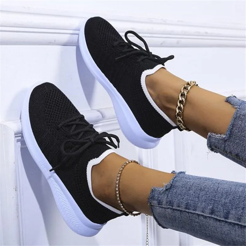 

Large size sports women's shoes new fashion mesh breathable women's platform sneakers casual comfortable women's loafers