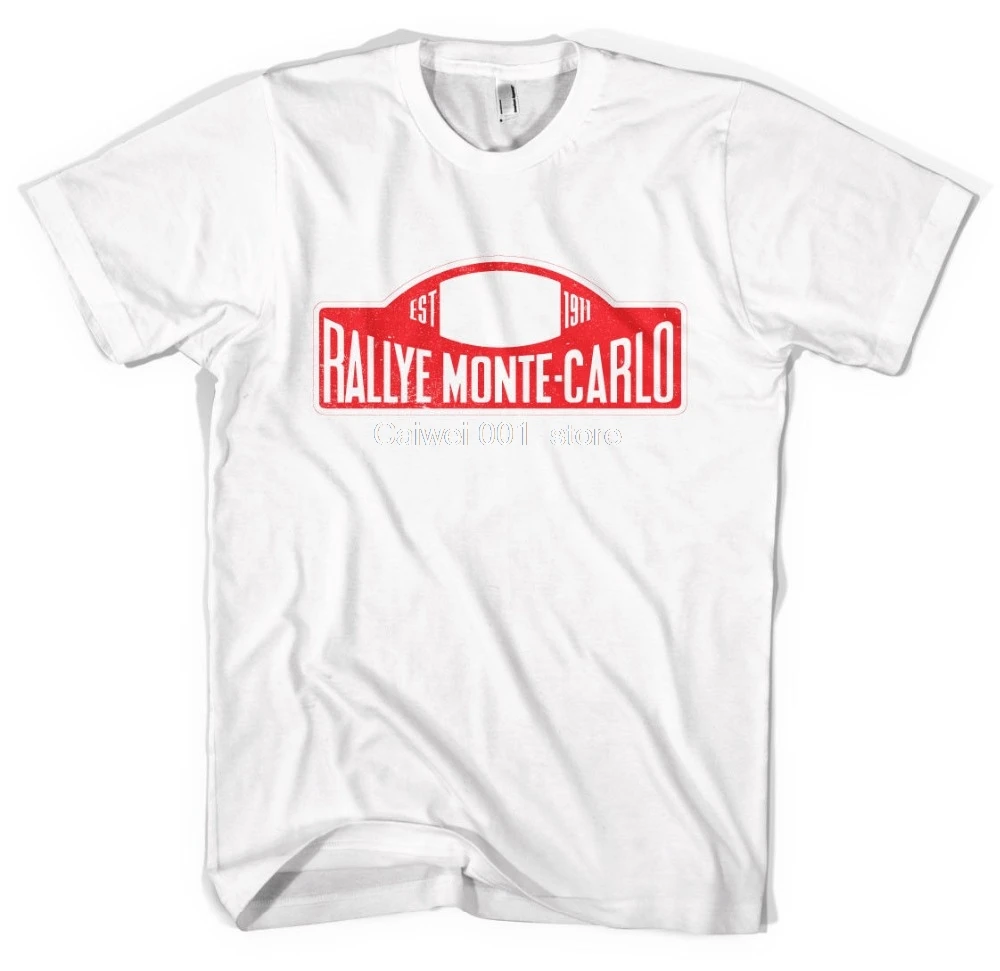 Брендовая футболка для мужчин 2019 Мода Ралли Монте Карло классический знак