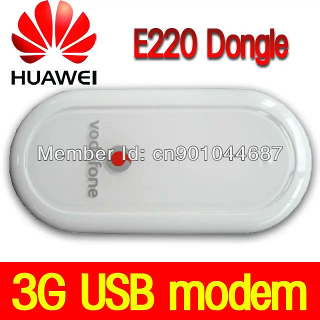 

UNLOCKED HUAWEI E220 3G HSDPA USB MODEM 7.2Mbps for Google Android Tablet PC E220 USB DONGLE MOBILE BROADBAND Free Shipping