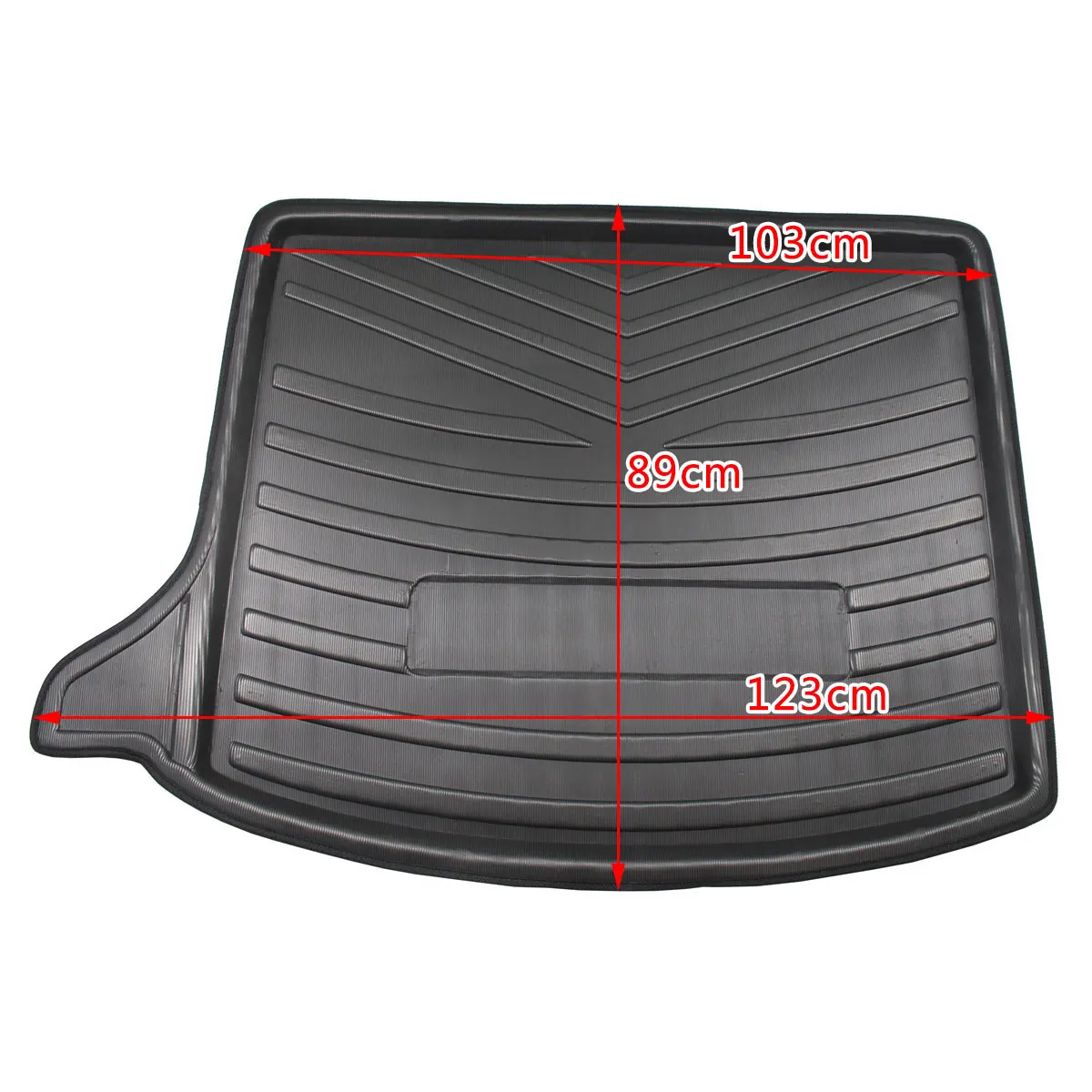 

Car Rear Trunk Cargo Liner Boot Tray Cover Matt Mat Floor Carpet Kick Pad For Mazda 3 2014 2015 2016 2017 2018 hatchback
