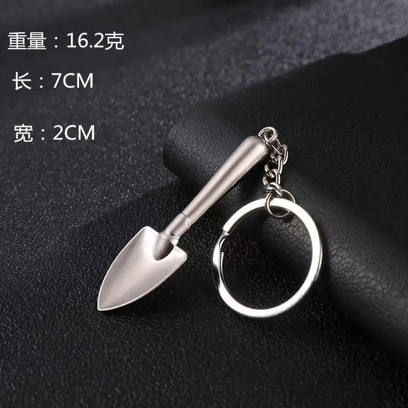 

Hot Keychains For Men Car Bag KeyRing Combination Tool Portable Mini Utility Pocket Clasp Ruler Hammer Wrench Pliers Shovel