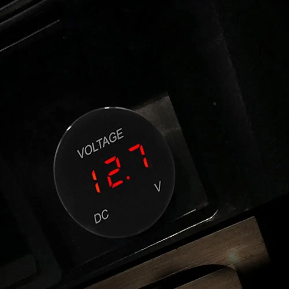 1 шт. светодиодный вольтметр постоянного тока 12 В 24 измеритель напряжения